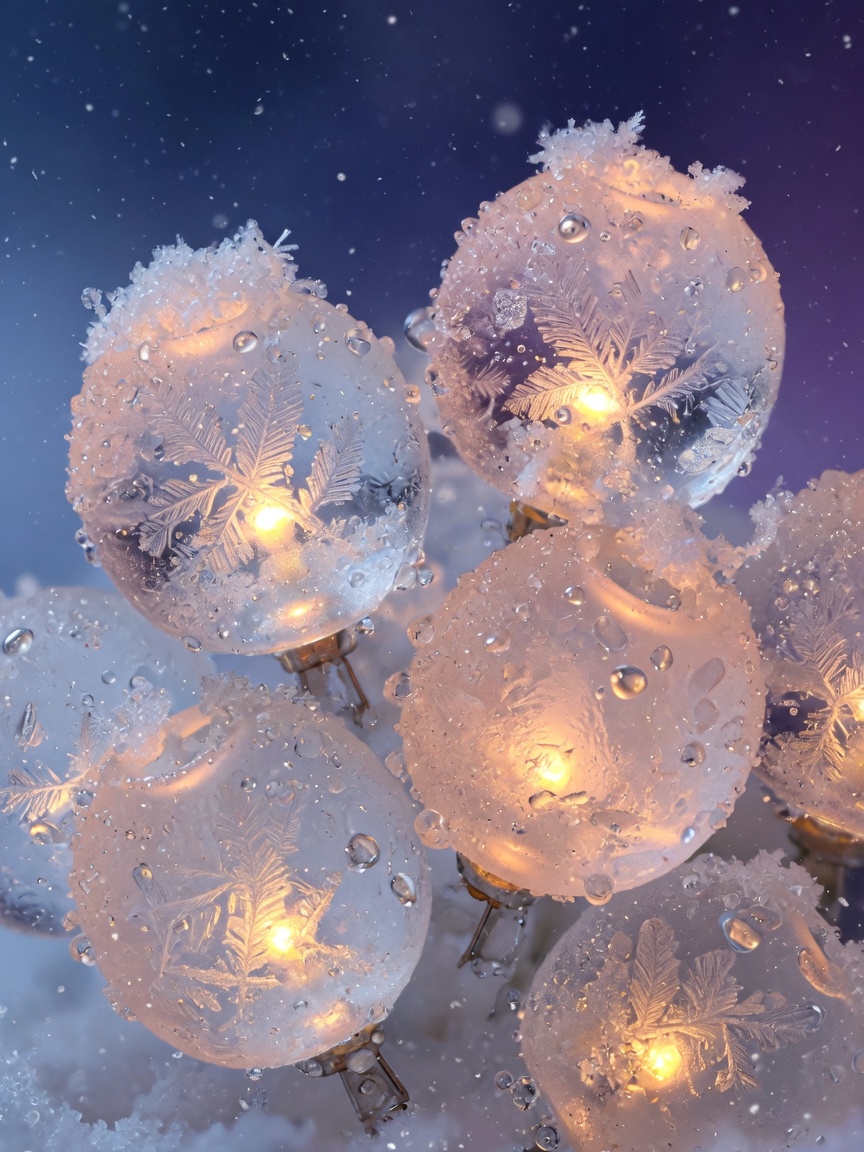 覆雪雪村小屋屋頂輪廓燈與纜車站指引燈的冬季可定址照明